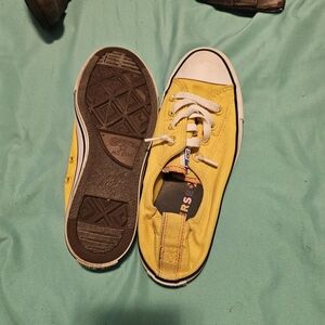 Converse Kids Yellow Sneakers
